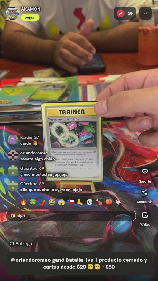 Venusaur Spirit Link Evolutions Card