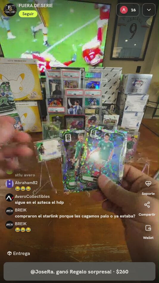 Cartas Soccer México Panini 2026