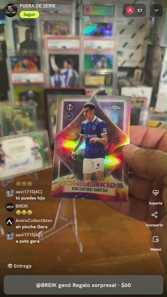 Konstantinos Karetsas Topps Chrome Wonderkids