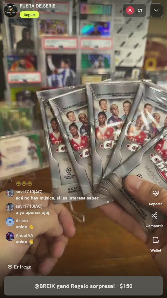 Topps Chrome 2025/26 UEFA Sobres