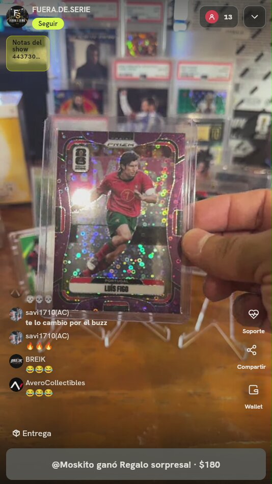 Luis Figo 2026 Panini Prizm