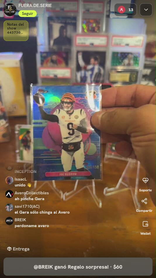 Joe Burrow 2025 Topps Finest