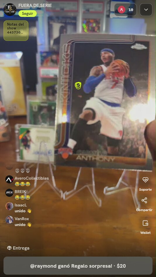 Carmelo Anthony Topps Chrome