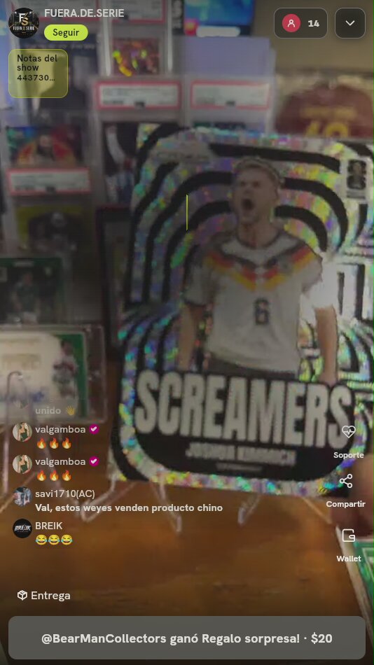 Joshua Kimmich 2026 Prizm Screamers