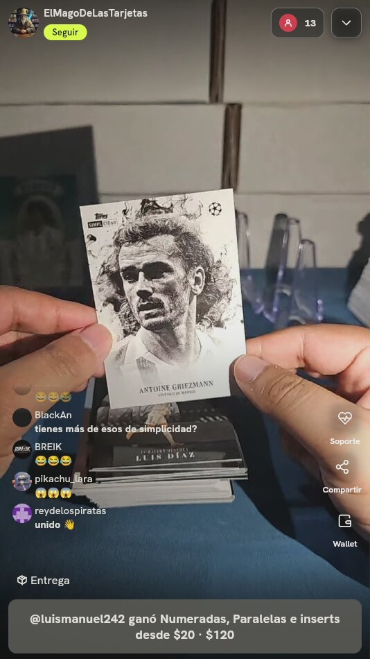 Antoine Griezmann Topps Simplicidad