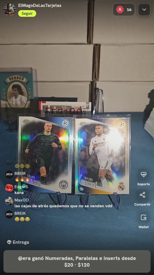Topps Chrome Haaland Mbappe Lote