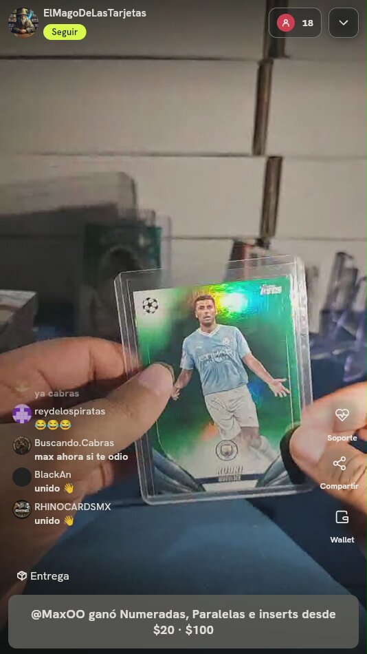 Rodri Topps UEFA Champions League