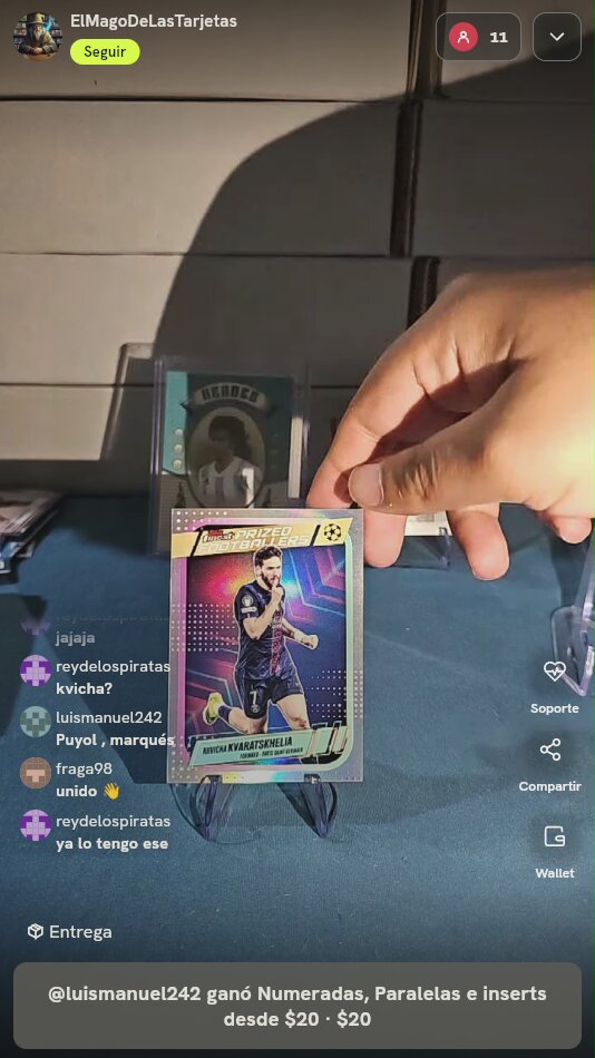 Khvicha Kvaratskhelia Topps Finest Prized