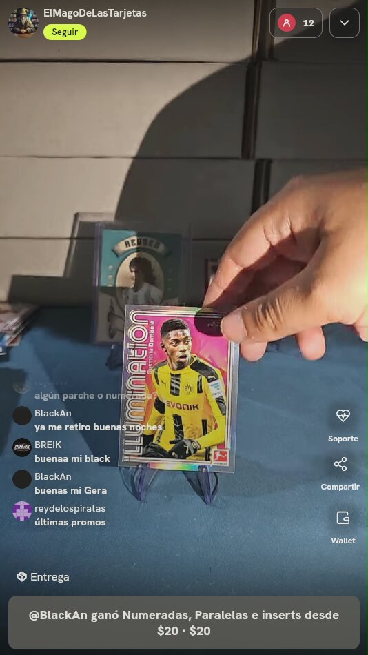 Ousmane Dembélé Topps Chrome Illumination