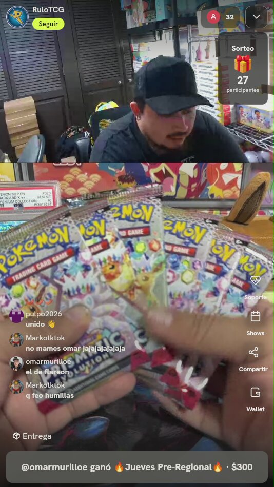 Sobres Pokémon Prismatic Evolutions