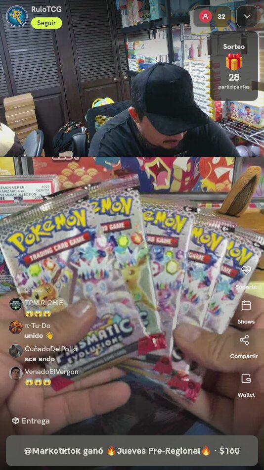 Sobres Pokémon Prismatic Evolutions