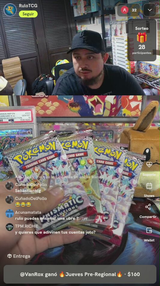 Sobres Pokémon Prismatic Evolutions