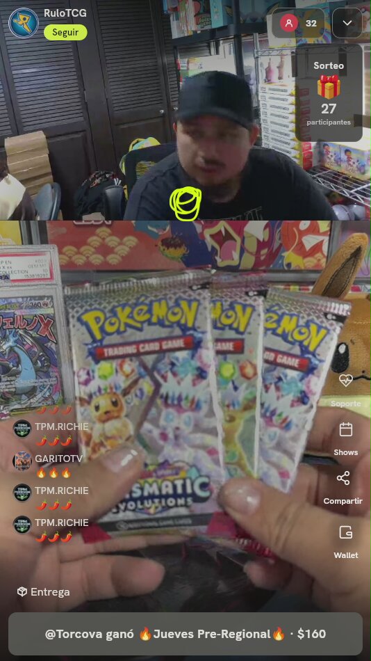 Sobres Pokémon Prismatic Evolutions