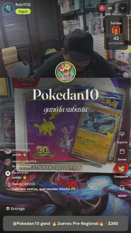 Lucario 30th Celebration Sticker Collection