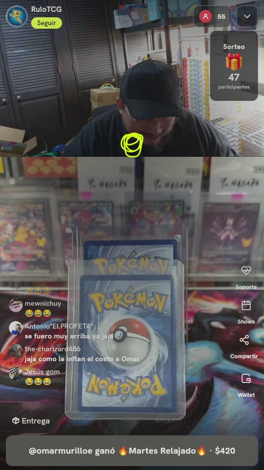 Carta Pokémon Reverso