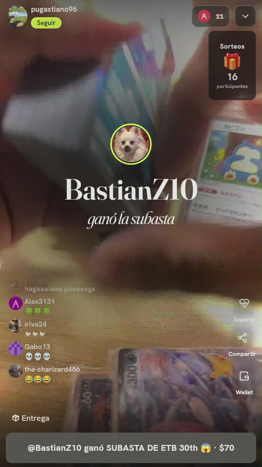 Lote de Cartas Pokémon