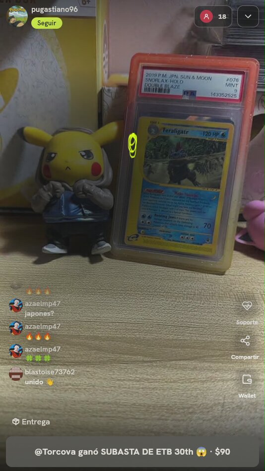 Carta Mew Holográfica Coreana