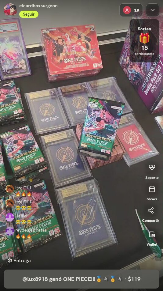 One Piece TCG Producto Sellado