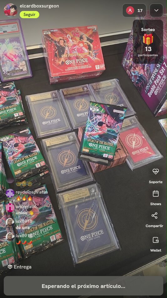Sobre de Cartas Legacy Master