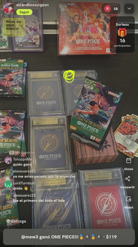Lote One Piece TCG
