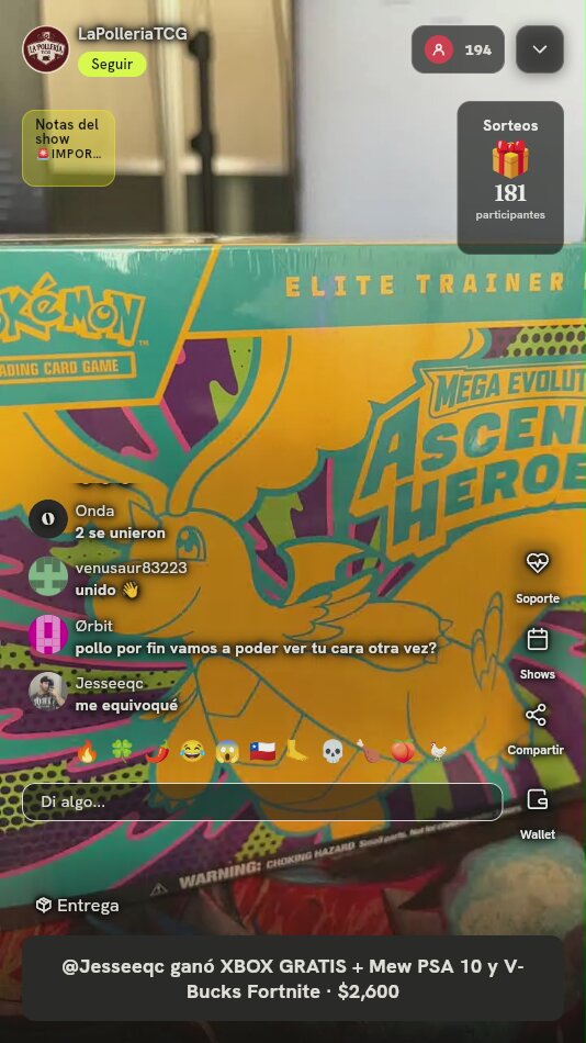 Mega Evolution Ascended Heroes ETB