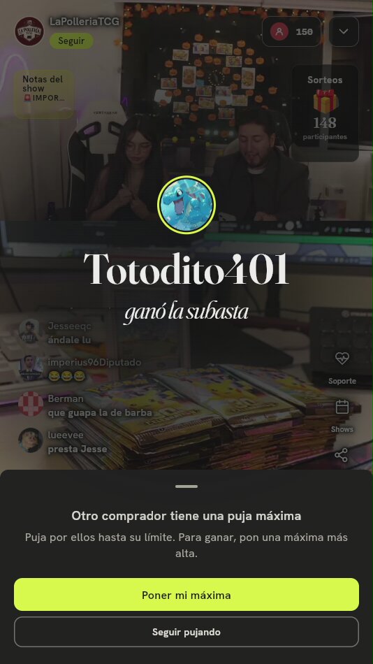 Carta Pokémon Reverso Estándar