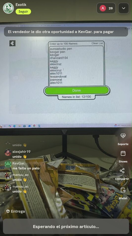 Sobres Pokémon TCG