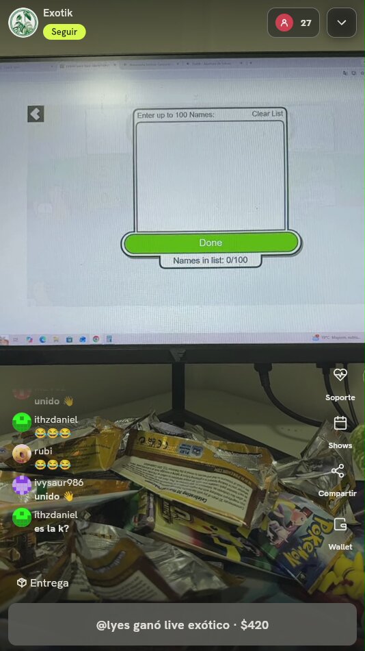 Paquetes de Cartas Pokémon