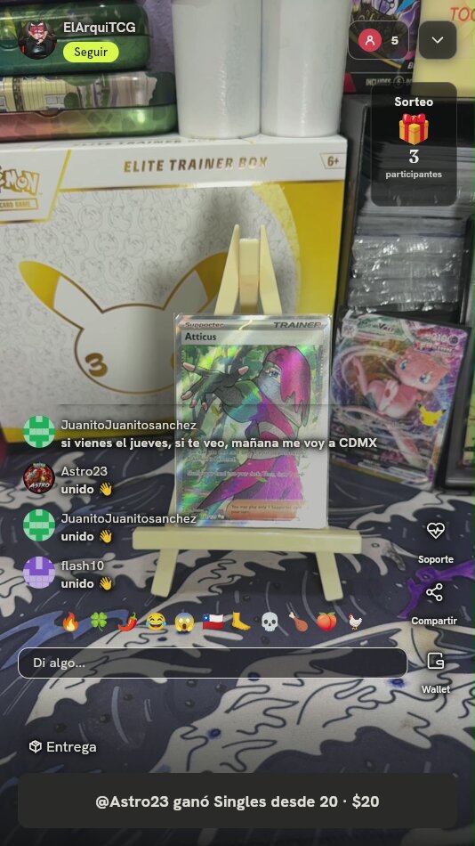 Atticus Prismatic Evolutions Trainer