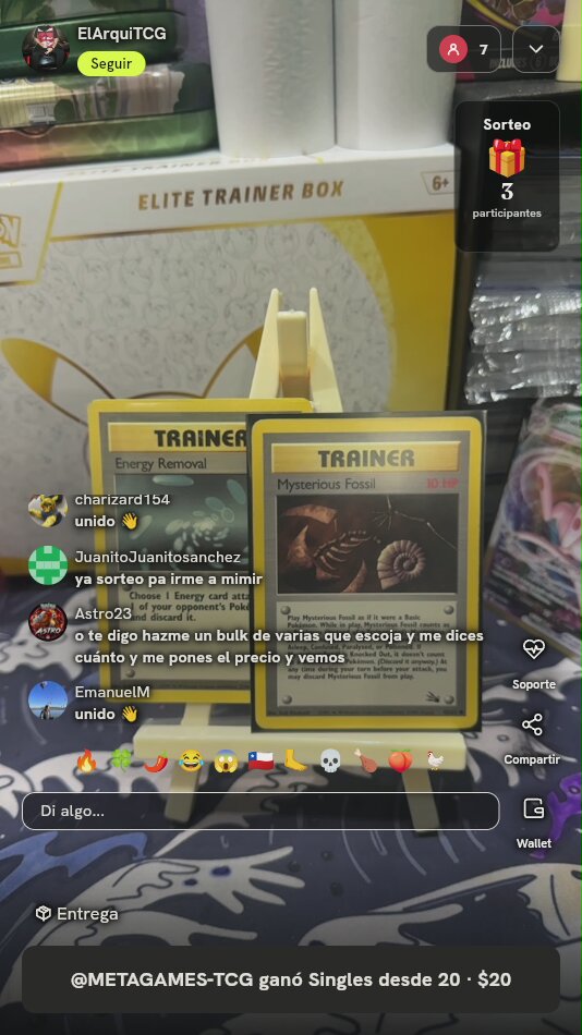 Cartas Trainer Pokémon Vintage