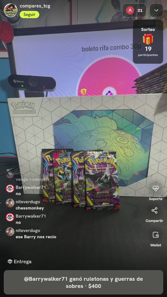 Sobres Pokémon Tinieblas Umbrías