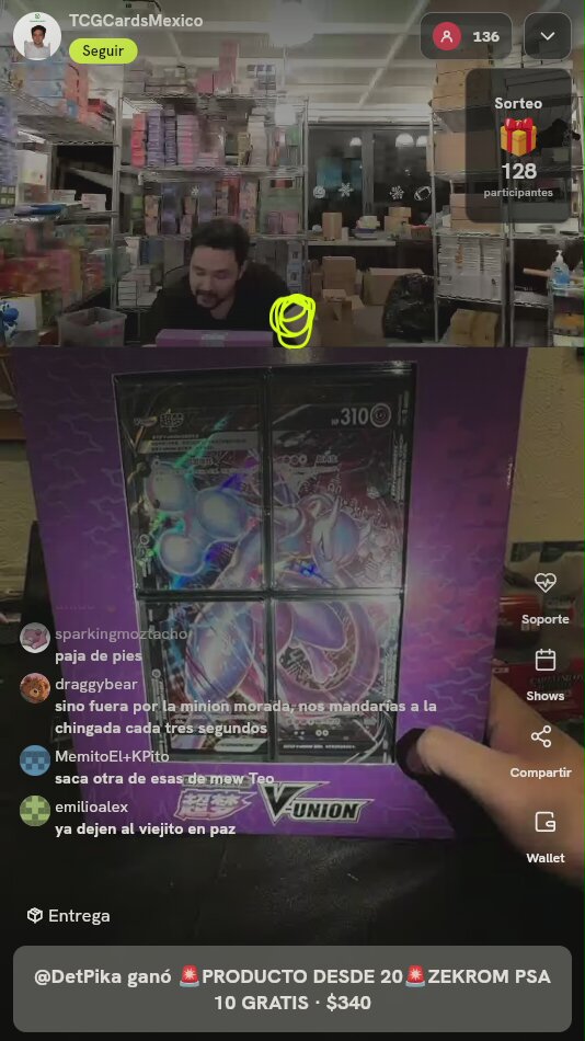 Mewtwo V-UNION Caja Colección