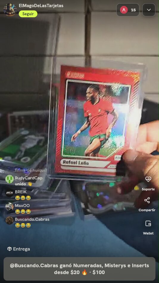 Rafael Leão Donruss Portugal Carta