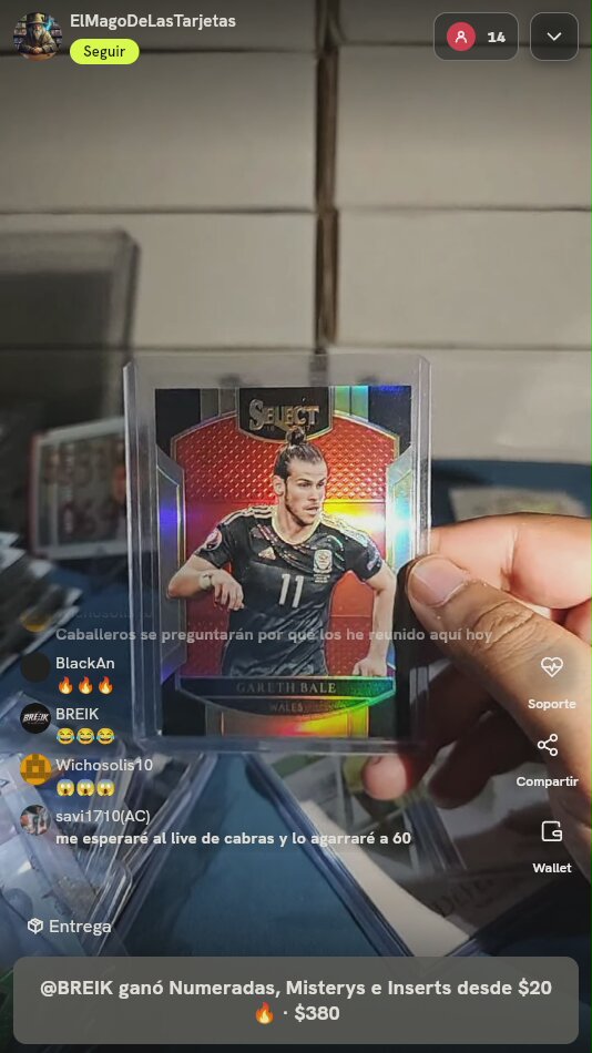 Gareth Bale Panini Select Carta
