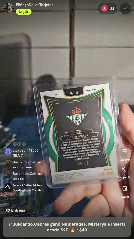 Iker Losada Panini Select