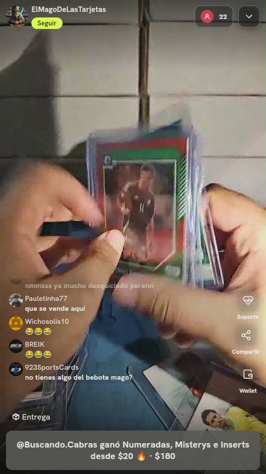 Santiago Gimenez Donruss Optic Cards