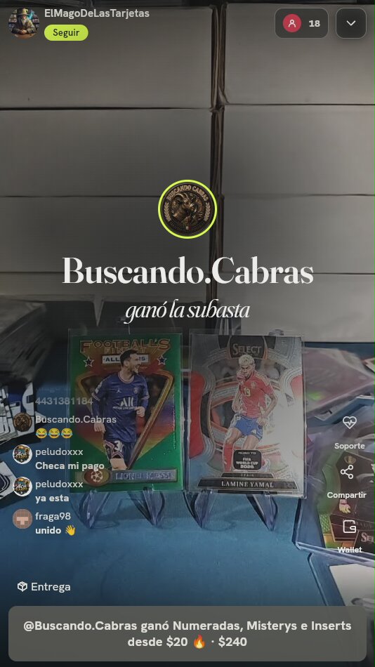 Lote Cartas Messi Yamal