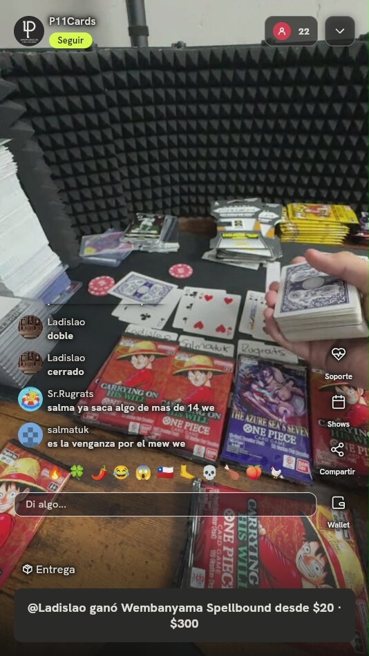 Sobres One Piece Card Game