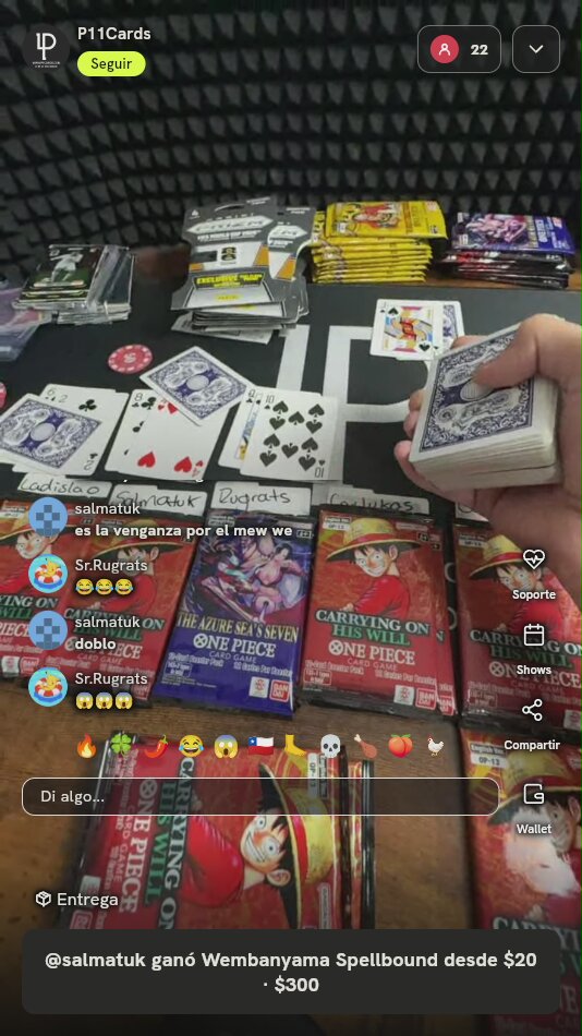 Sobres One Piece Card Game