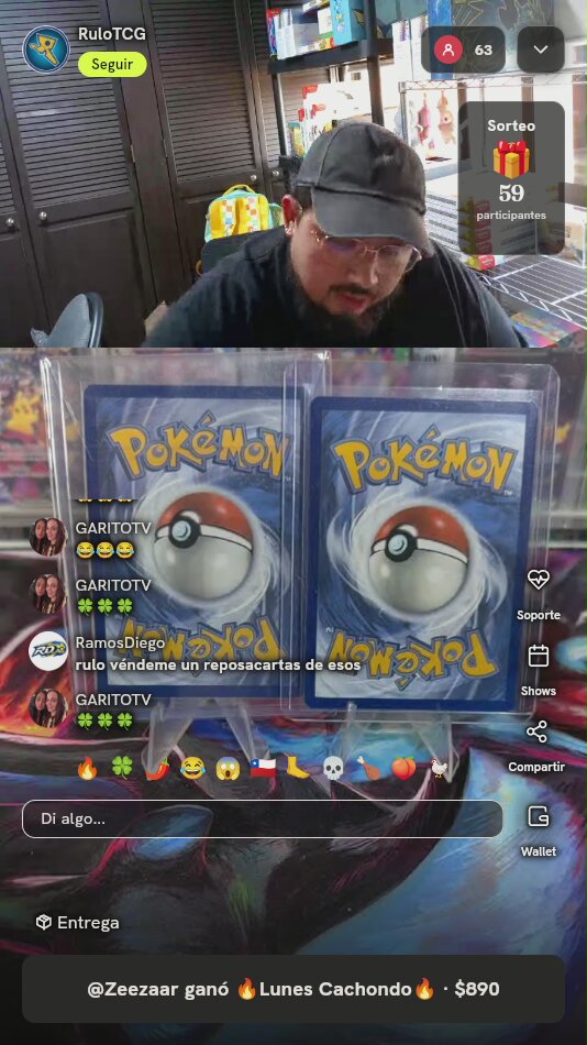 Lote Cartas Pokémon Reverso