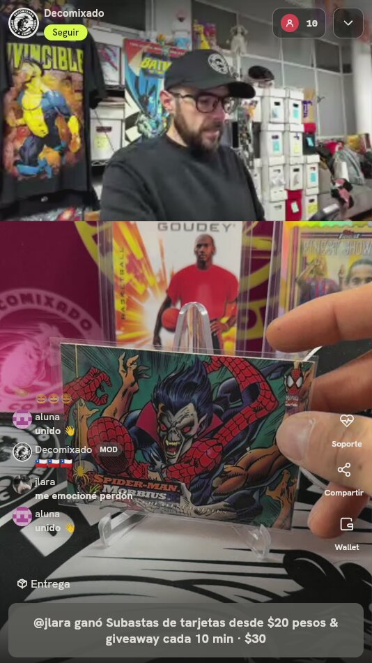 Spider-Man vs Morbius Card