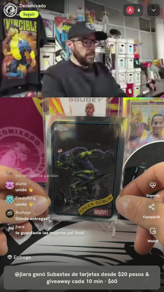 Green Goblin Topps Chrome Marvel