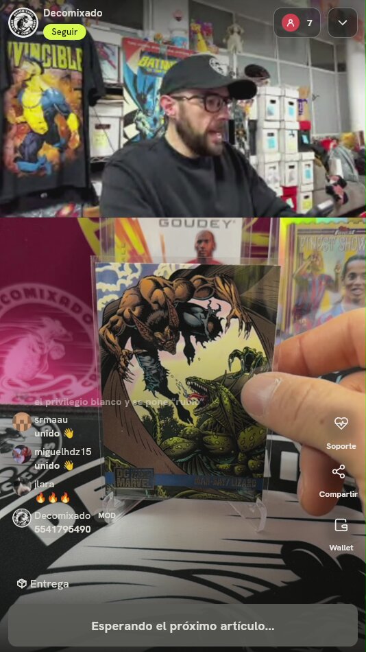 Man-Bat Lizard DC Marvel Card