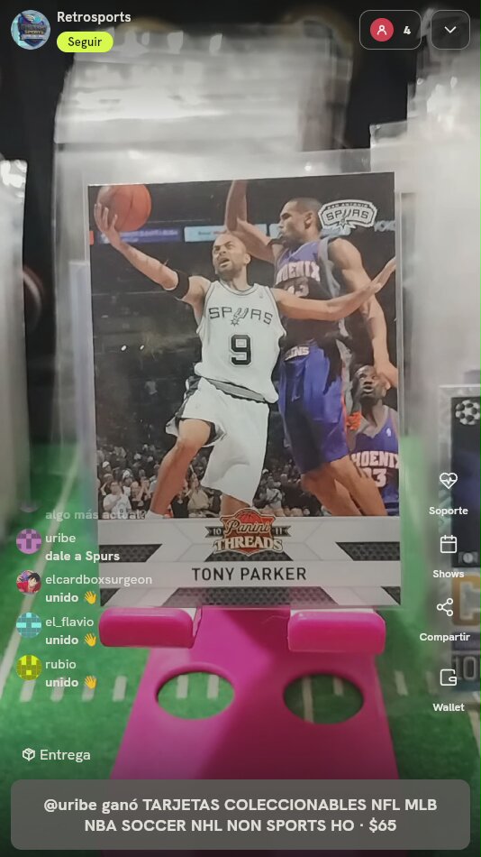 Tony Parker 2010 Panini Threads