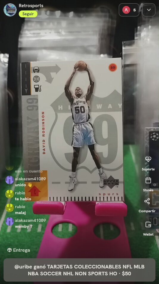 David Robinson Upper Deck Highway 99