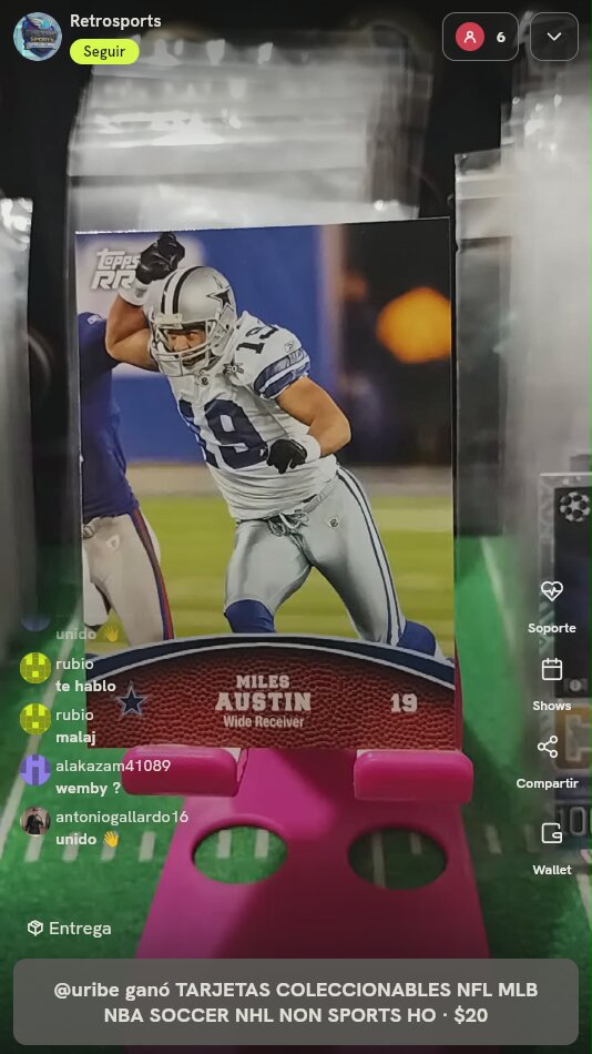 Carta Topps Miles Austin