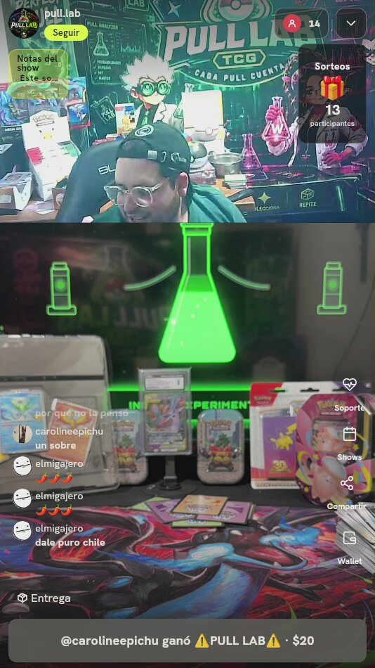 Lote cartas Pokémon con Tin