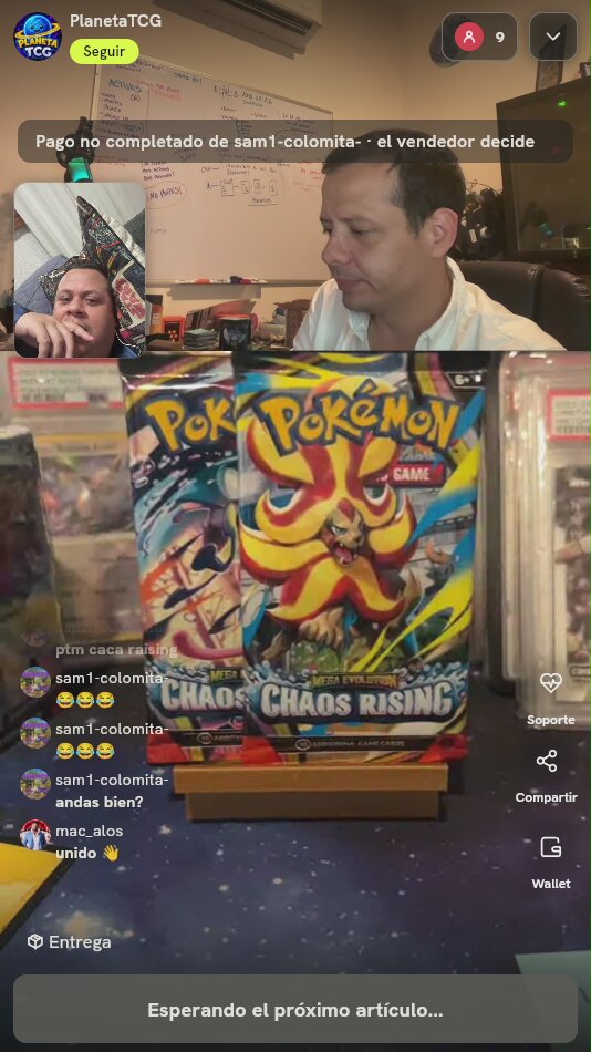 Sobres Pokémon Chaos Rising