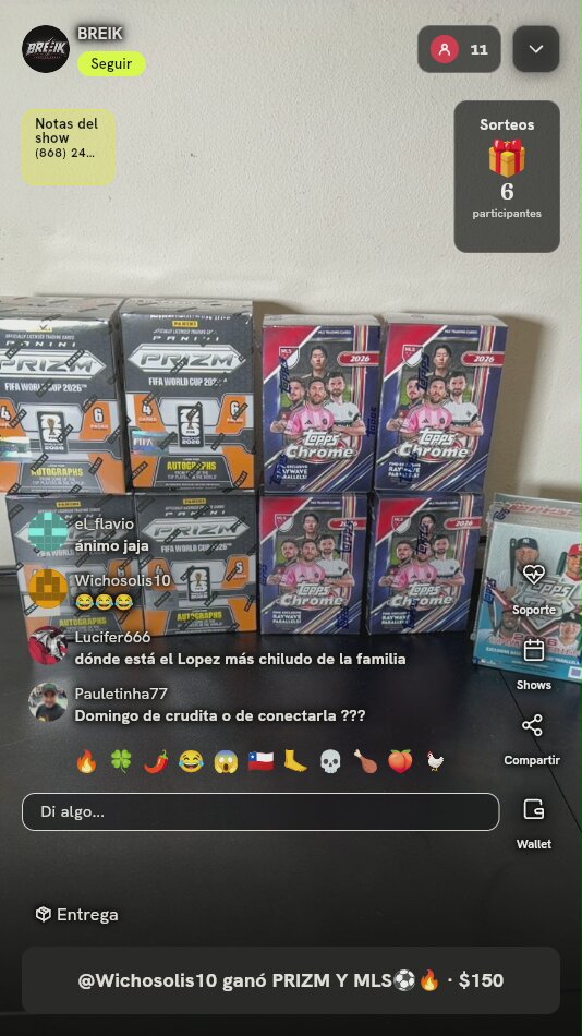 Cajas Panini Prizm y Topps