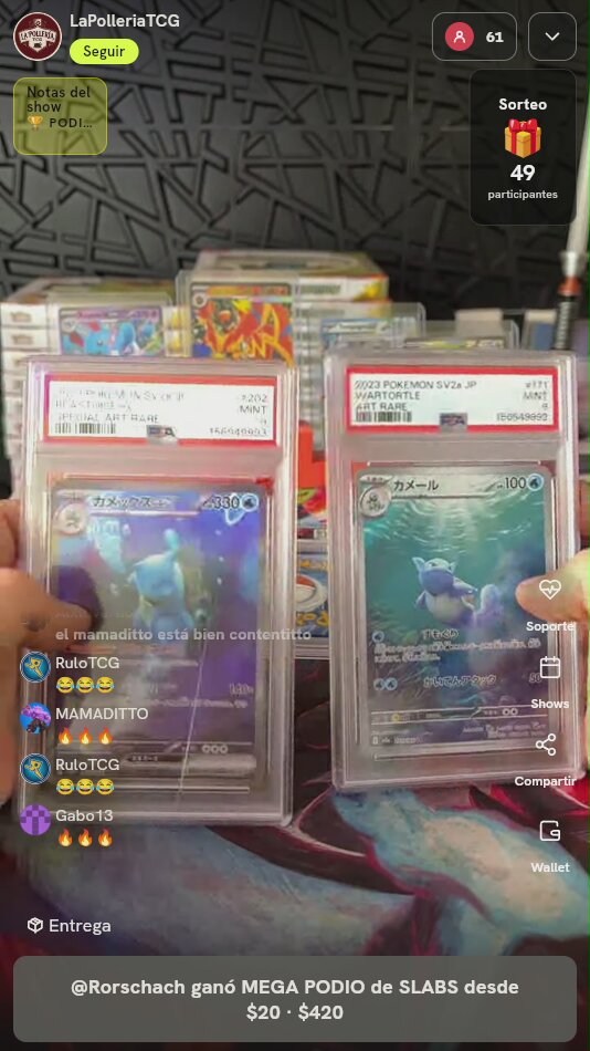 Lote de Cartas Pokémon Graduadas